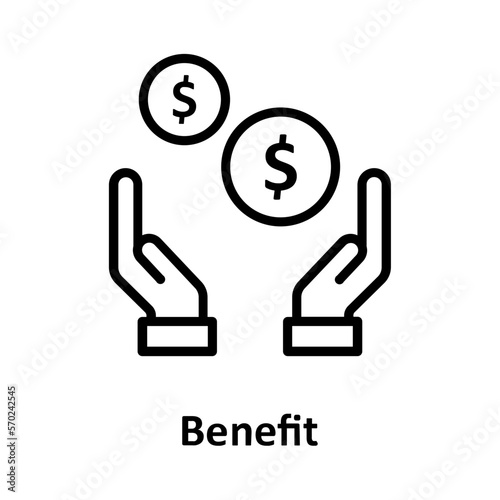 Benefit, bonus Vector Icon which can easily modify or edit

