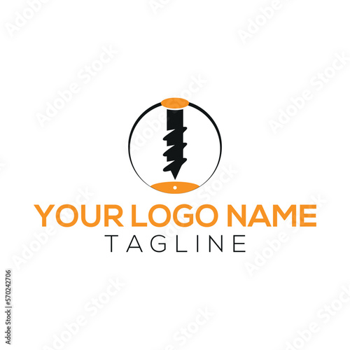 Construction dealing logo design.