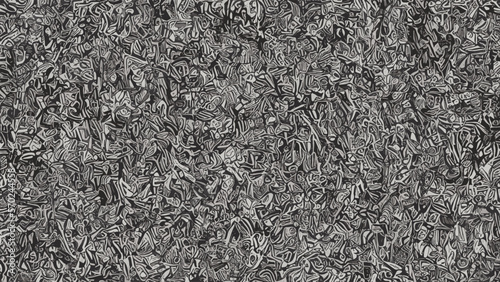 Elegant monochrome abstract 4k wall background pattern with mix of abstract prints and solid design