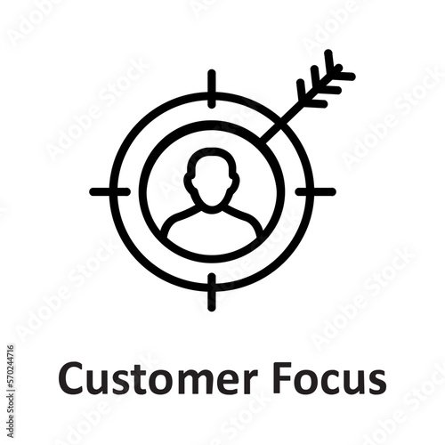 Audience, customer focus Vector Icon which can easily modify or edit


