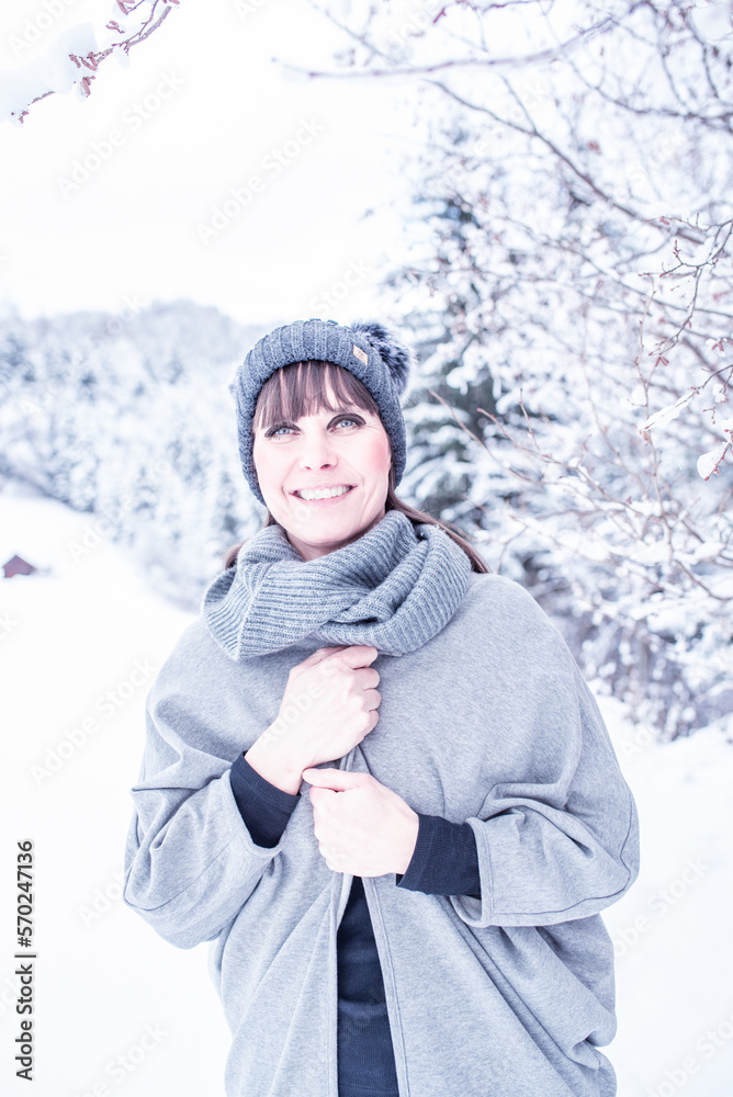 Obraz premium Winter | Frau