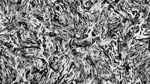 Gorgeous black and white abstract 3d studio pattern with a modern solid design