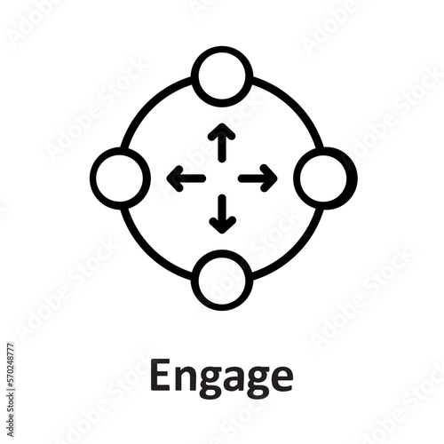 Absorb, engage Vector Icon

