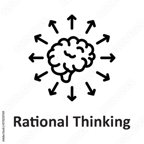 Brain, brainstorming Vector Icon
