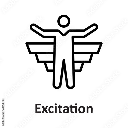 Eager, enthusiastic Vector Icon

