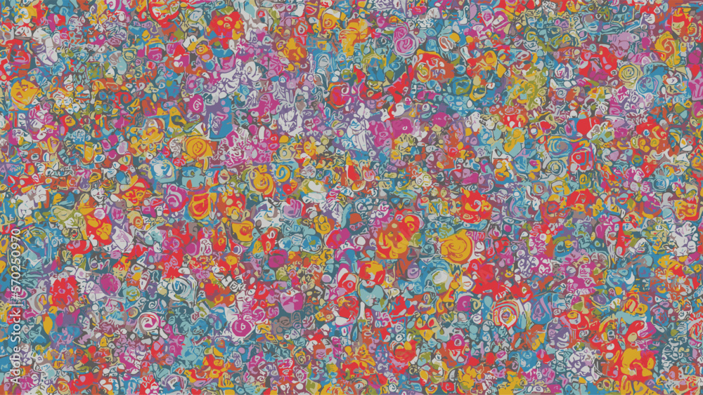 Magnificent rainbow abstract 1970s retro solid background with a pattern of print Magnificent rainbow abstract 1970s retro solid background with a pattern of print