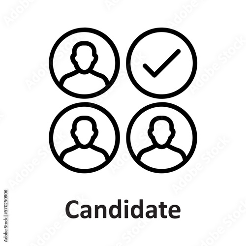 Approved, candidate Vector Icon
