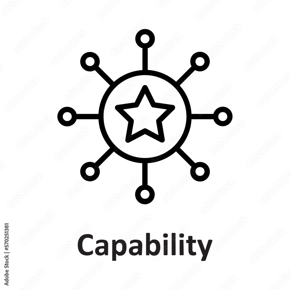Capability, communication Vector Icon
Capability, communication Vector Icon