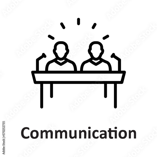 Client, communication Vector Icon