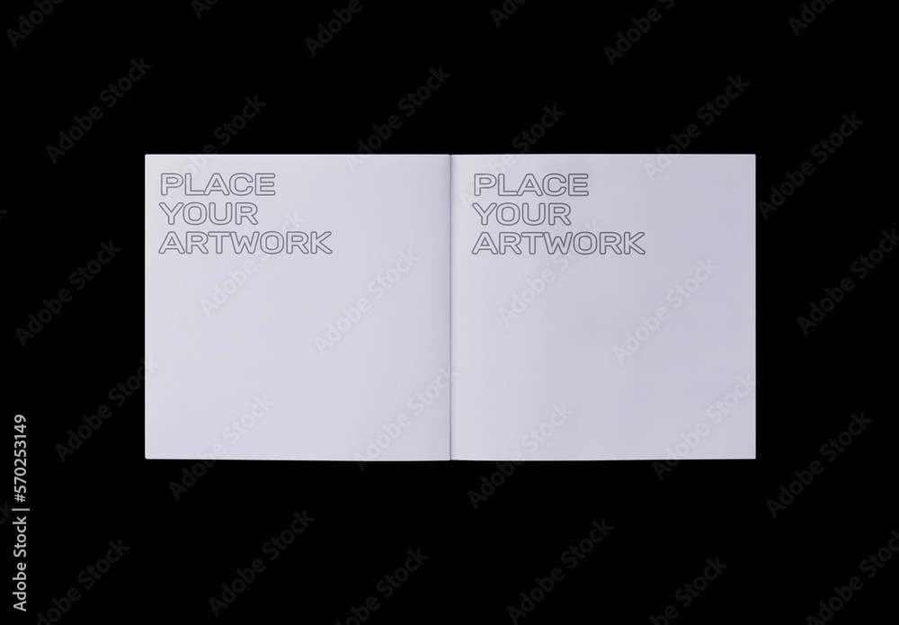 CD Disc Compact Liner Notes Book Mockup Template Stock Template | Adobe  Stock
