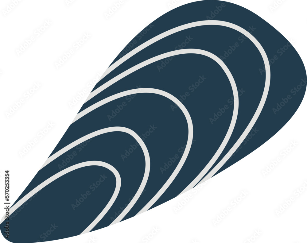 Shell flat icon Summer abstract element Shell flat icon Summer abstract element