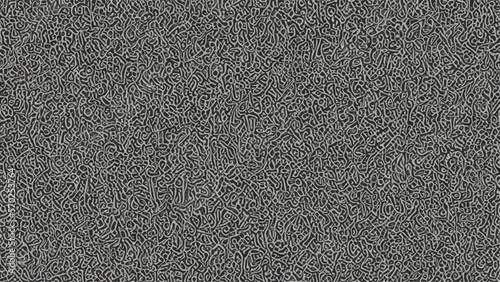 Playful black and white abstract 8 bit repeating pattern with a solid texture on the background wall decor