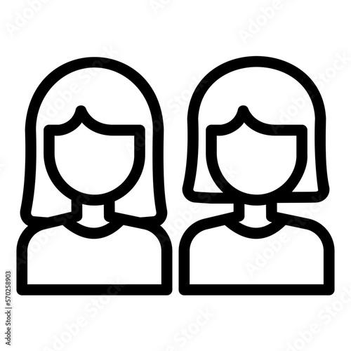women line icon