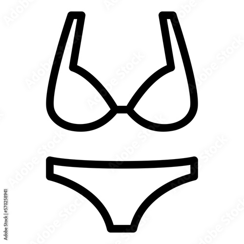 bikini line icon