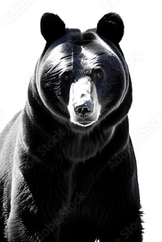 A portrait of a bear. Generative AI