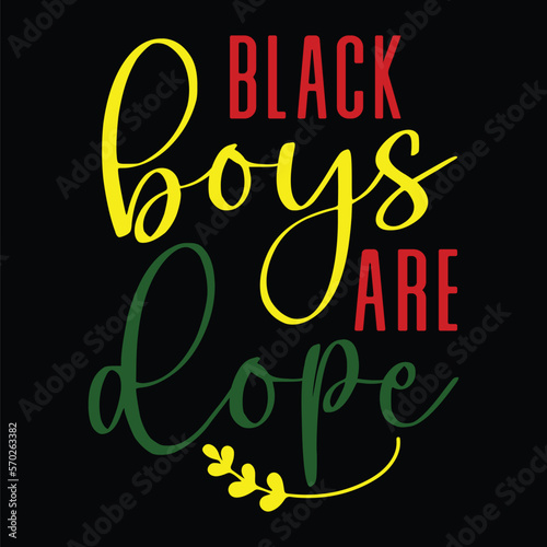 Black Boys Are Dope svg