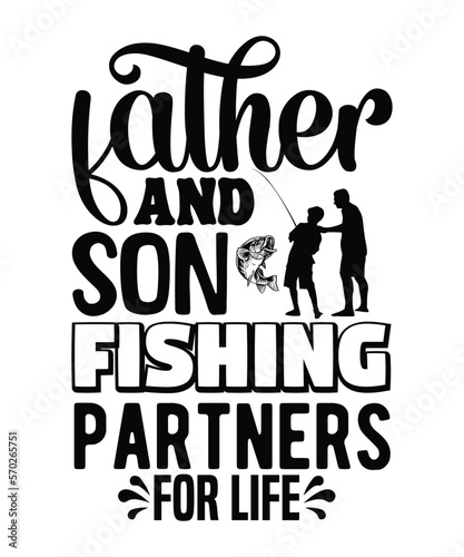 Father And Son Fishing Partners For Life t-shirt design, fishing, bass fishing, Florida fishing, catch em all fishing, fishing tips, kayak fishing, sewer fishing, ice fishing, pier fishing