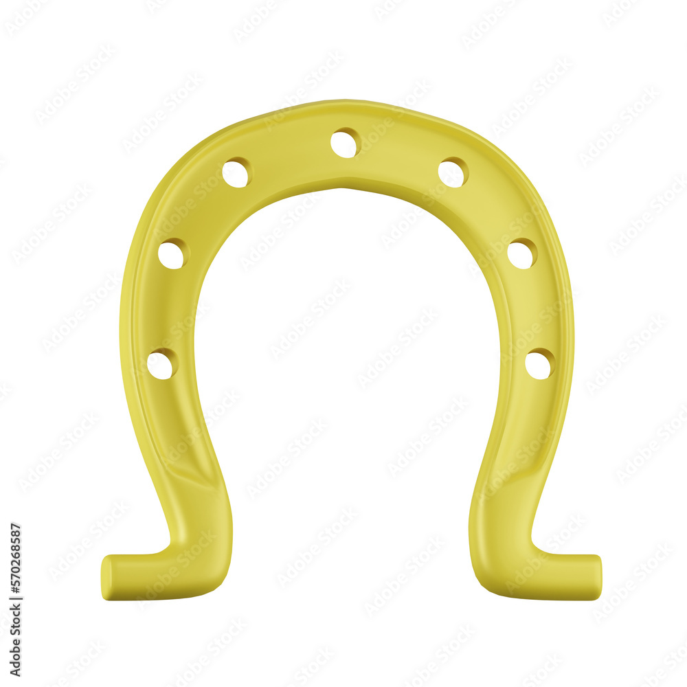 Horse Shoes Saint Patrick 3D Illustrations Horse Shoes Saint Patrick 3D Illustrations