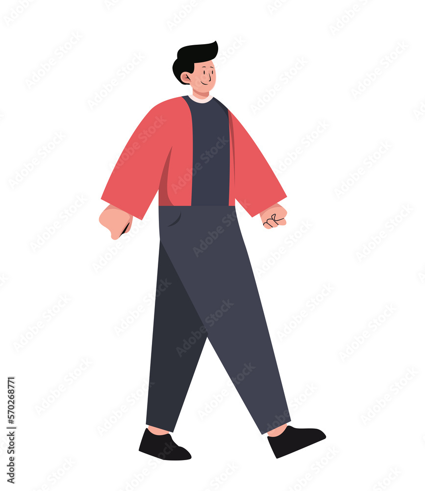 character people walking isolated character people walking isolated