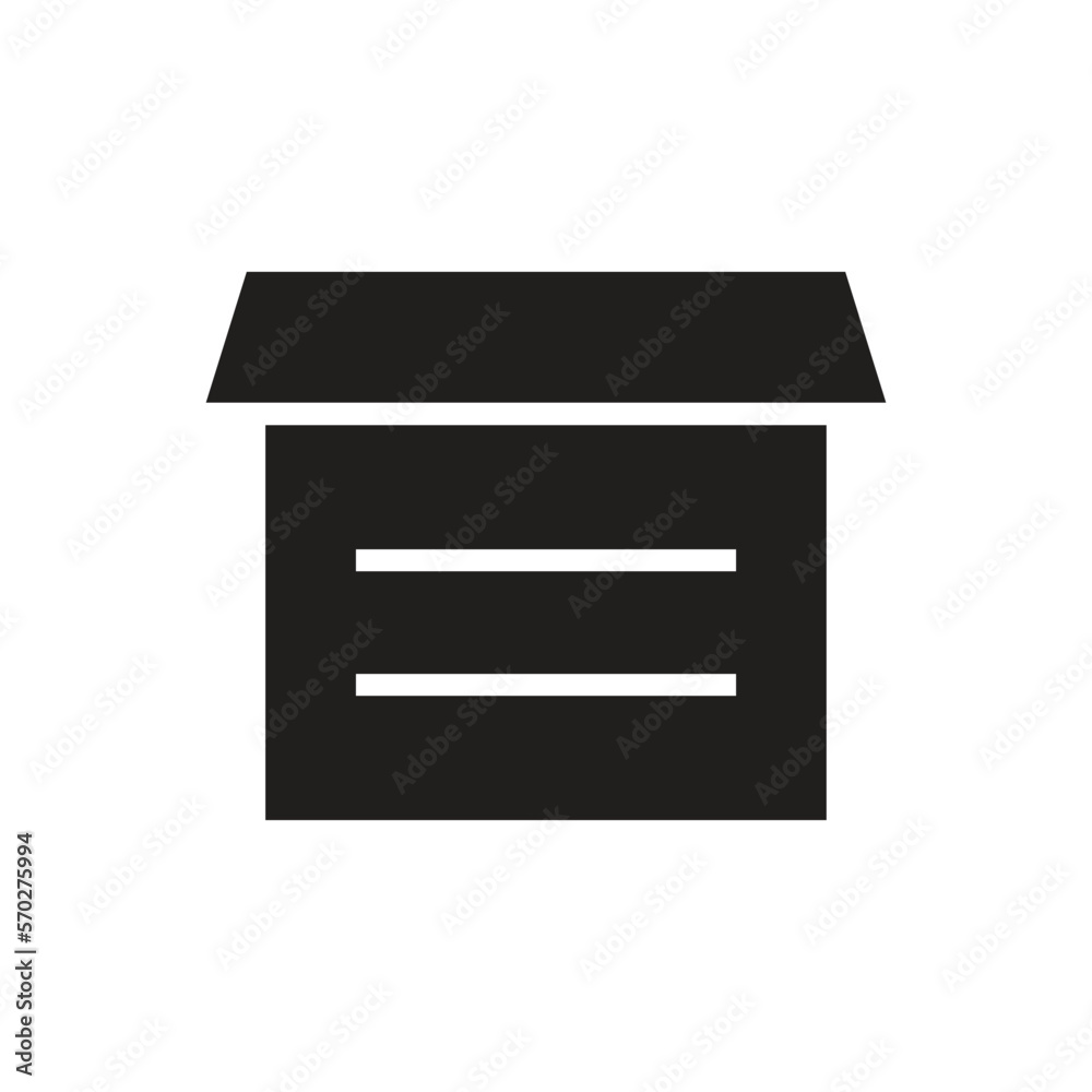 cardboard box ,icon, vector ,illustration, design logo, template, flat, style trendy, collection cardboard box ,icon, vector ,illustration, design logo, template, flat, style trendy, collection