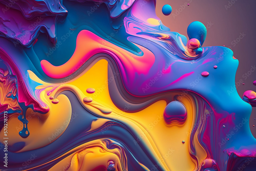 Liquid paint background, colorful abstract texture Liquid paint background, colorful abstract texture