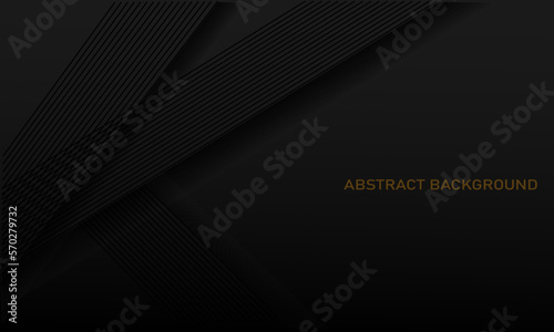 elegant background with abstract lines and shadows on the left
