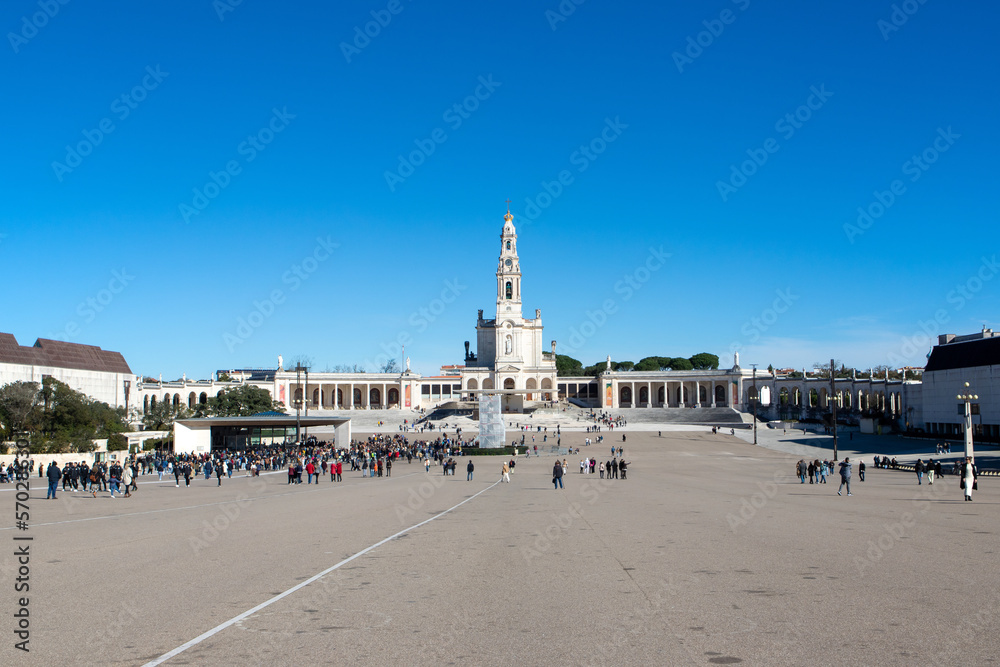 Obraz premium Square of the Basilica of Our Lady of Fatima - Portugal