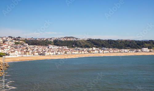 Wallpaper Mural Landscape of the coast and Nazare city - Portugal Torontodigital.ca