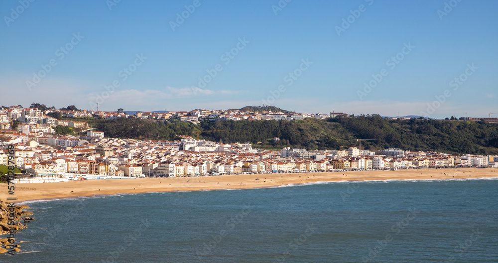 Landscape of the Nazare city - Portugal