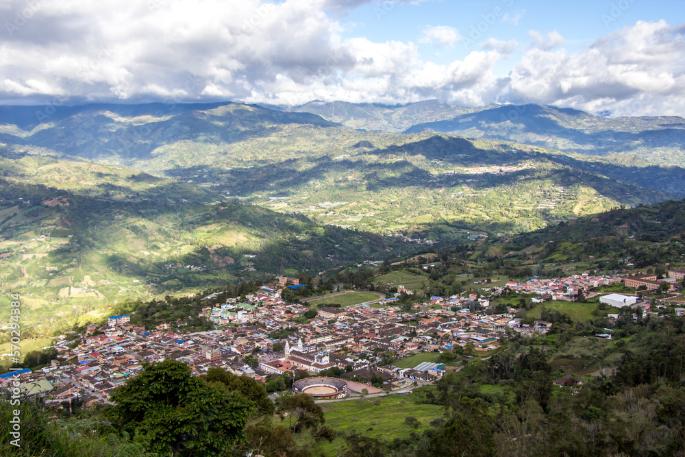 vista municipio Choachí, Cundinamarca