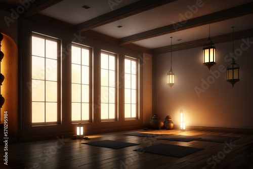 Interior of Yoga Room © John