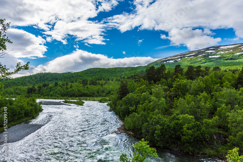 Valokuva Landscape of Abisko National Park, Sweden