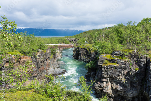 Landscape of Abisko National Park, Sweden