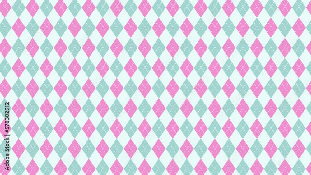 Argyle checkered background animation(Alice2) Argyle checkered background animation(Alice2)