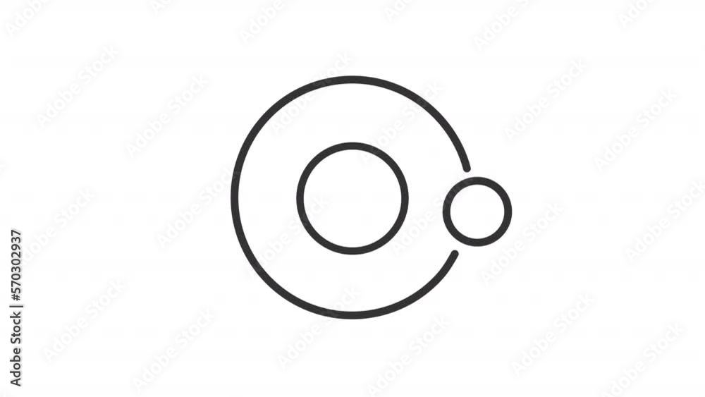 Animated hydrogen linear icon. Atom model. Proton and electron. Chemical element. Seamless loop HD video with alpha channel on transparent background. Outline motion graphic animation Animated hydrogen linear icon. Atom model. Proton and electron. Chemical element. Seamless loop HD video with alpha channel on transparent background. Outline motion graphic animation