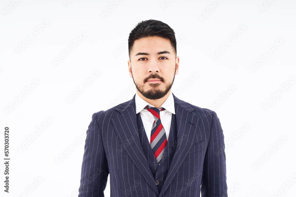 スーツ姿の男性のポートレート スーツ姿の男性のポートレート