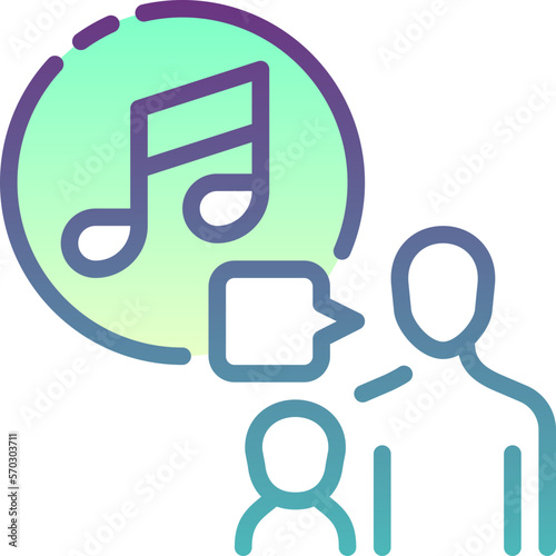 parental advisory music online cyber internet security digital  filled color line icon