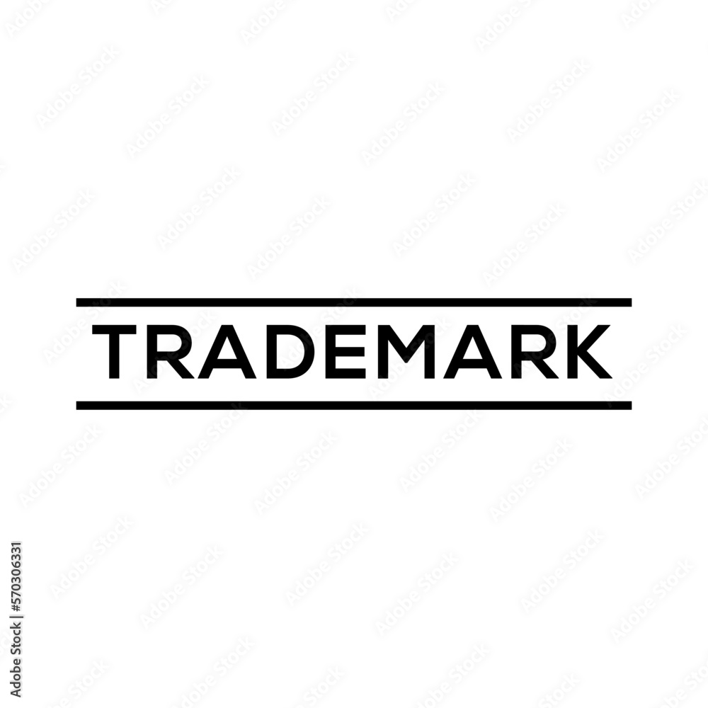 Trademark icon vector logo design template