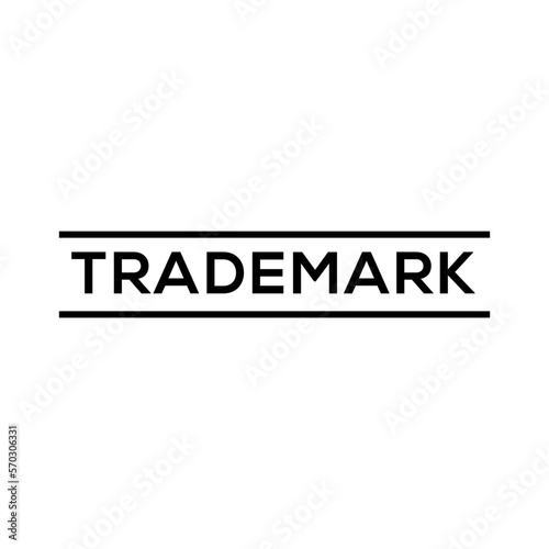 Trademark icon vector logo design template
