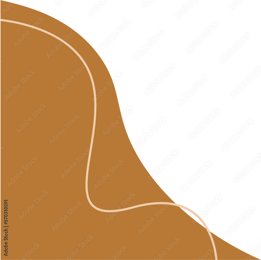 Abstract Blob Corner Vector Abstract Blob Corner Vector