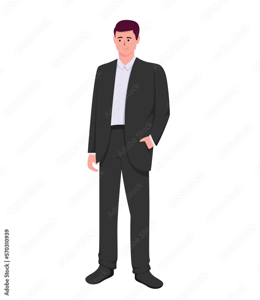 man in suit. businessman illustration man in suit. businessman illustration