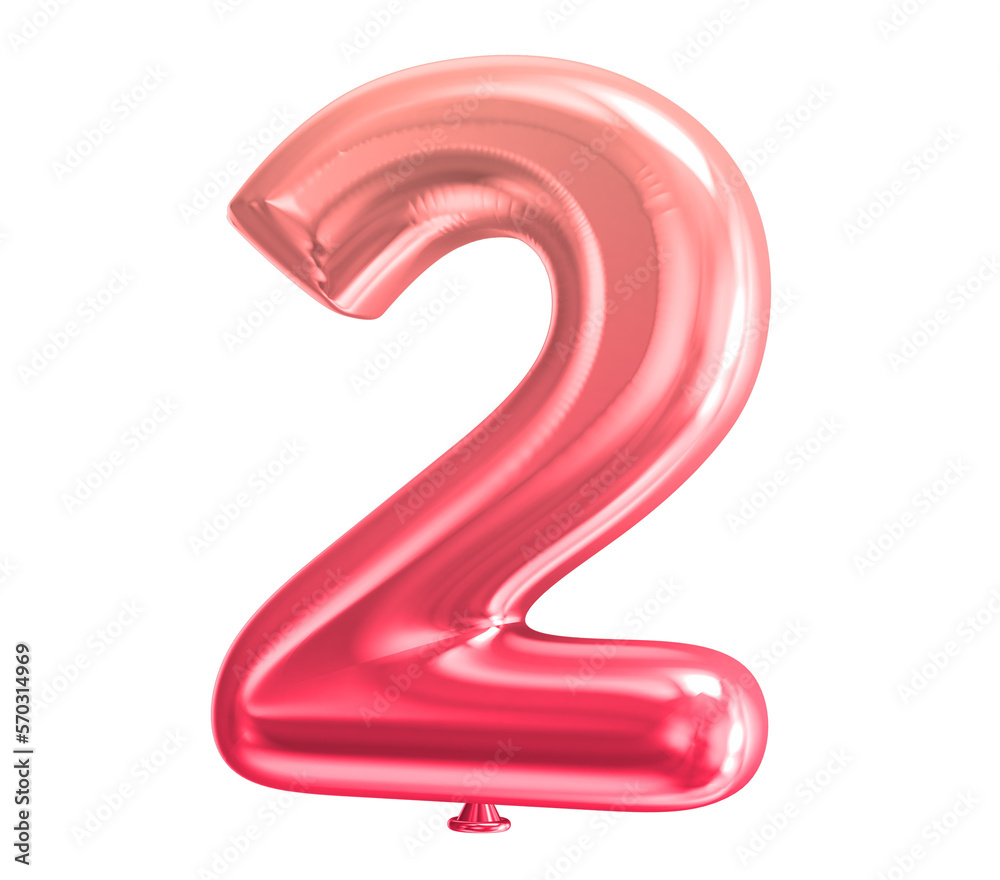 Number Balloons 3D Generative AI Number Balloons 3D Generative AI