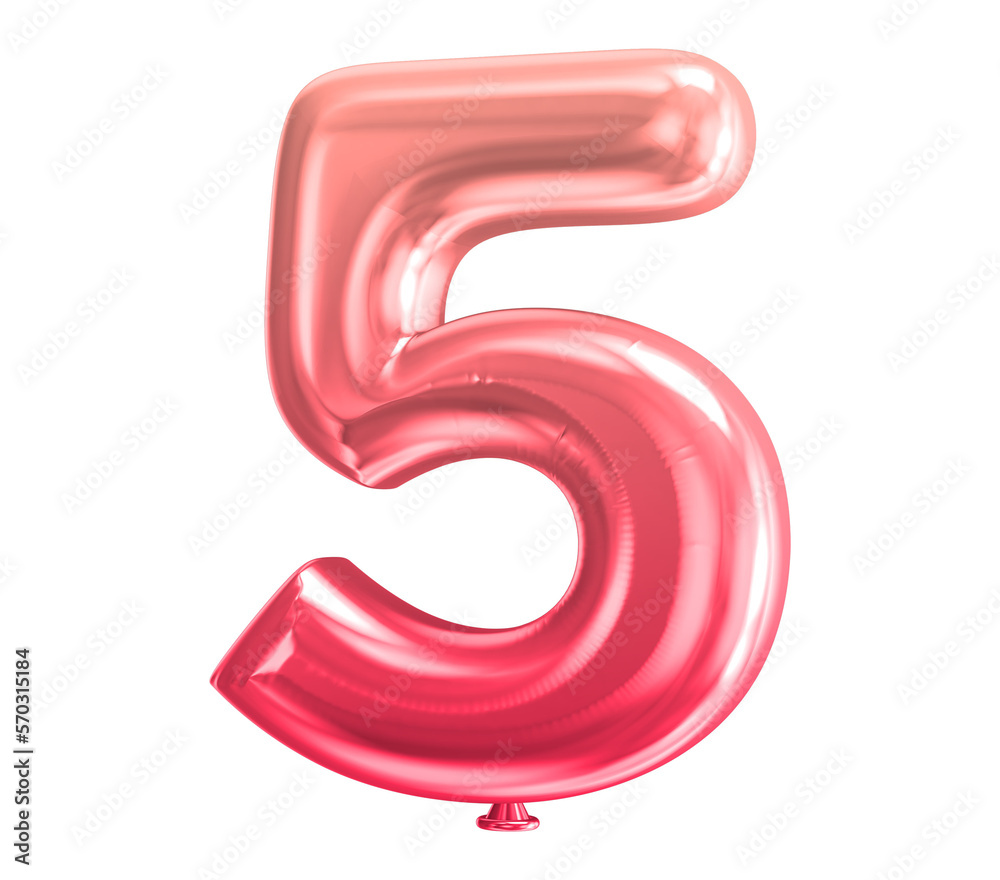 Number Balloons 3D Generative AI Number Balloons 3D Generative AI