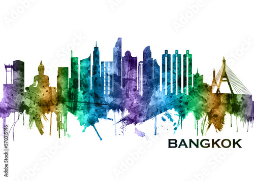 Photography Bangkok Thailand Skyline