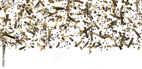 gold confetti