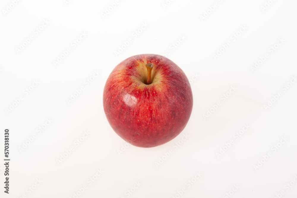 Whole red apple isolated on white background Whole red apple isolated on white background
