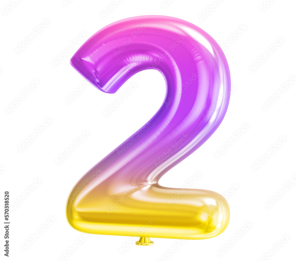Number Balloons 3D Generative AI Number Balloons 3D Generative AI