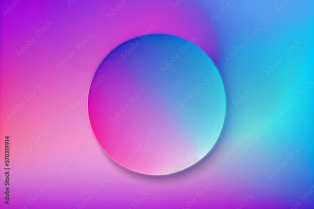 Blurred colorful abstract gradient backdrop, empty smooth blur rainbow color background, Ai generated