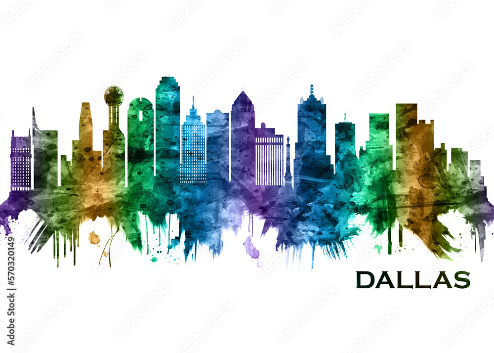 Obraz premium Dallas Texas Skyline