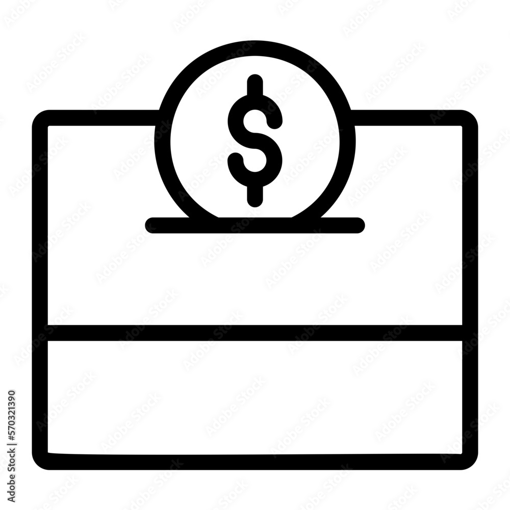 donation line icon donation line icon